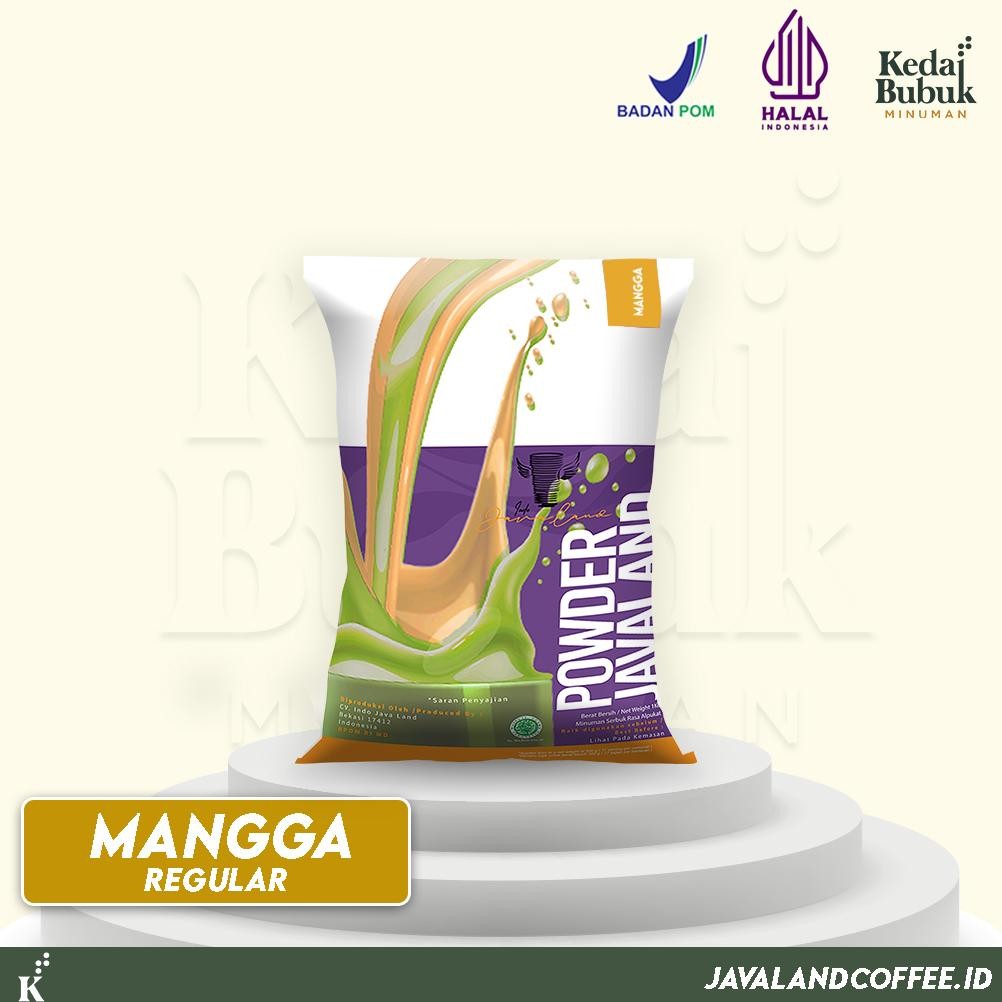 

Javaland Bubuk Minuman Rasa Mango / Mangga 1Kg - Regular Plain | Bubble Drink Powder Nugi