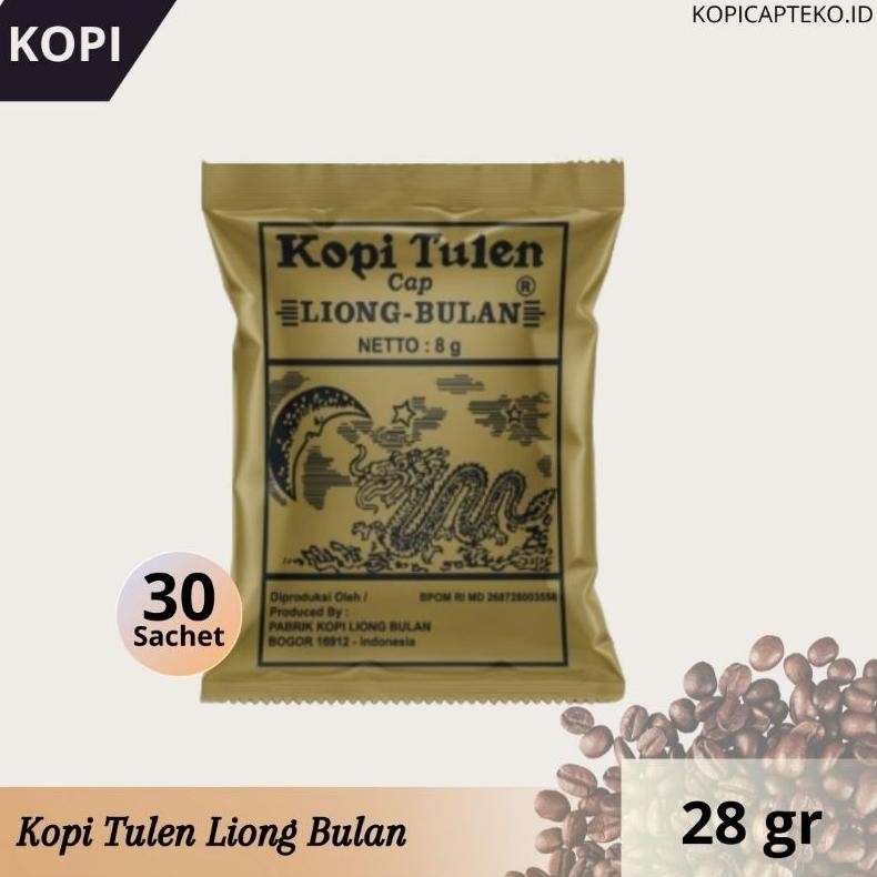 

Kopi LIONG BULAN TANPA Gula Isi 8 Gram X 30 Sachet (LIONG MINI) Nugi