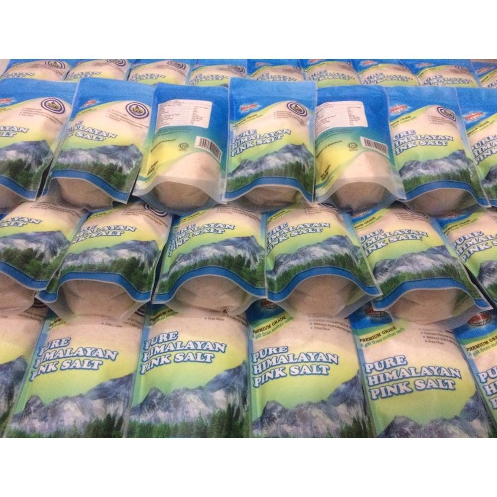 

STOCK TERBATAS!!! PURE HIMALAYAN SALT 500GR|| HIMSALT||ORGANIC|| GARAM HIMALAYA Nugi