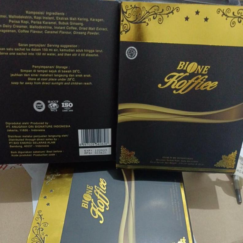 

Kopi BIONE Koffiee 11 sachet ( 1 box) Nugi