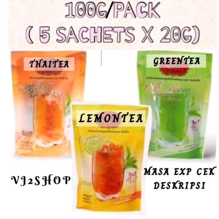 

Thaitea chatramue instan 3 in 1 /isi 5pcs Nugi