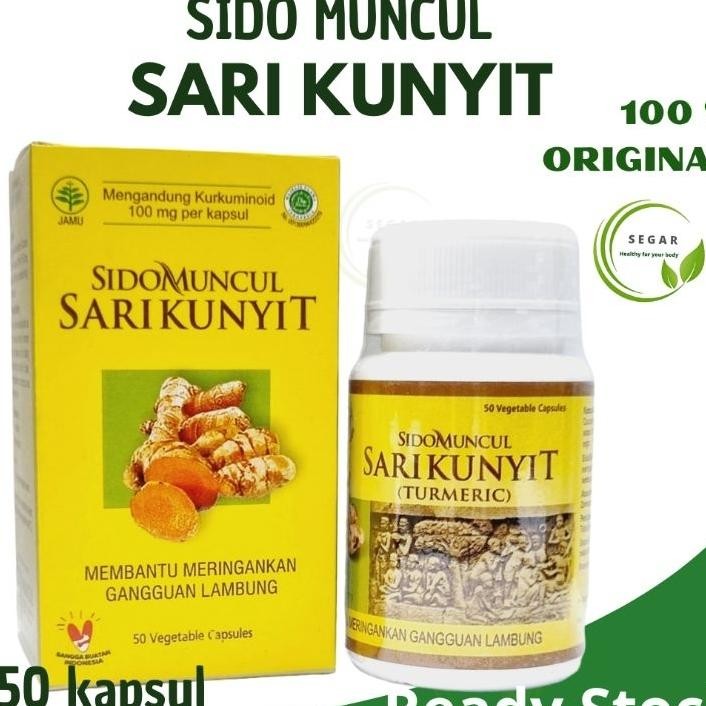

Sari Kunyit Sido Muncul Membantu Meringankan Gangguan Lambung