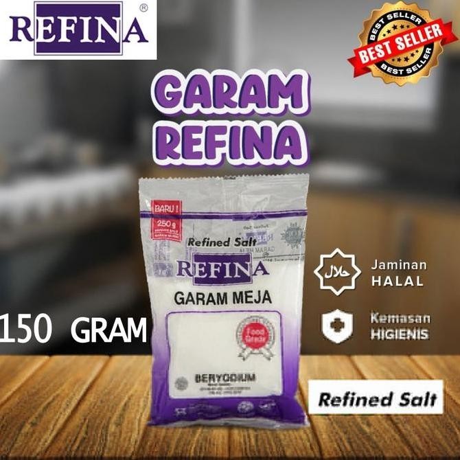 

Garam Meja REFINA refill halus yodium salt JS