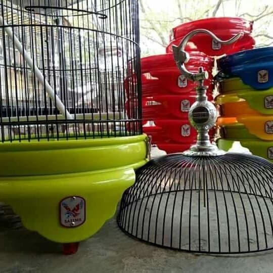 lovebird pvc sazime fs dengan sangkar