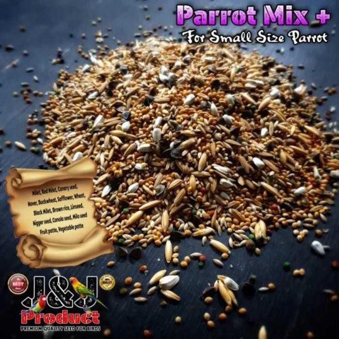 J&J Parrot mix+ (10kg) PM+