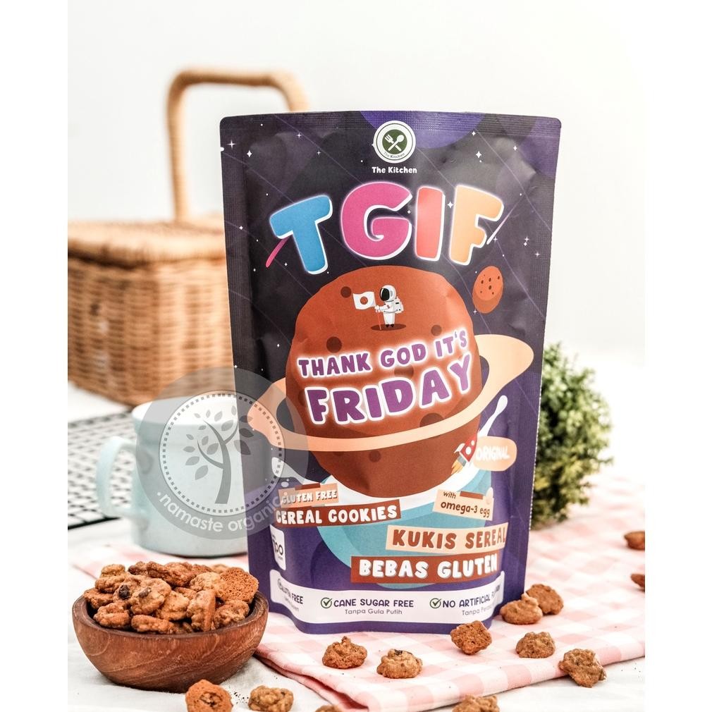 

BIG TGIF CEREAL COOKIES GLUTEN FREE - ORIGINAL 300GR Nugi