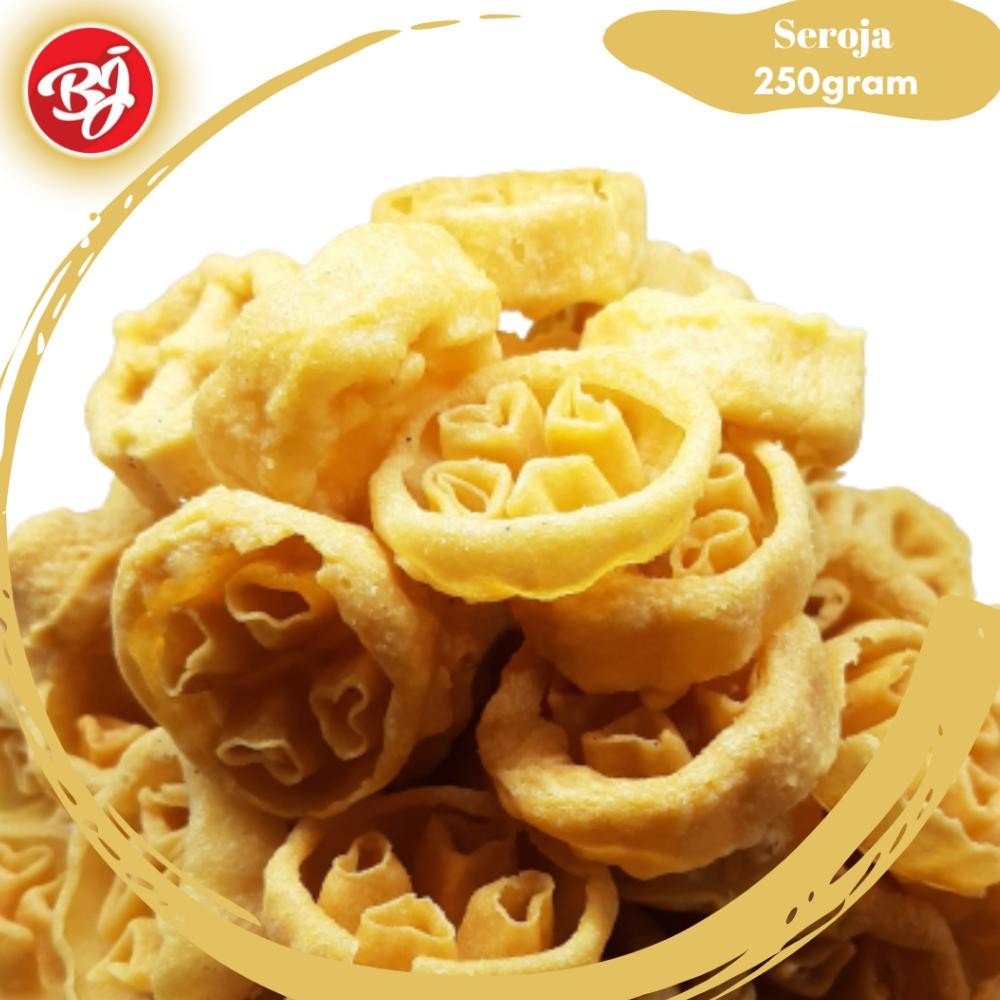 Kue Kembang Goyang / Seroja Mini Manis & Asin 250gram Nugi