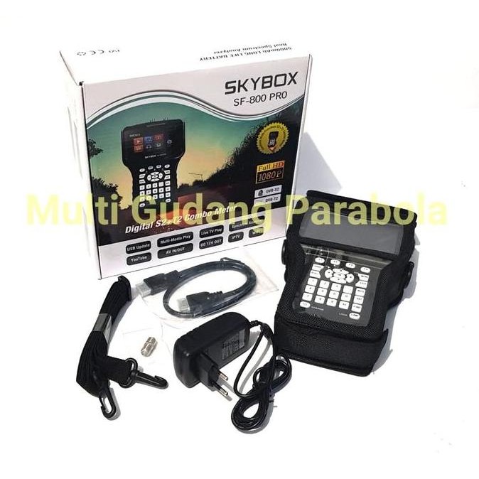 Sale Skybox SF800 Pro Satfinder Satellite Finder DVB-S2 DVB-T2 Signal Receiver