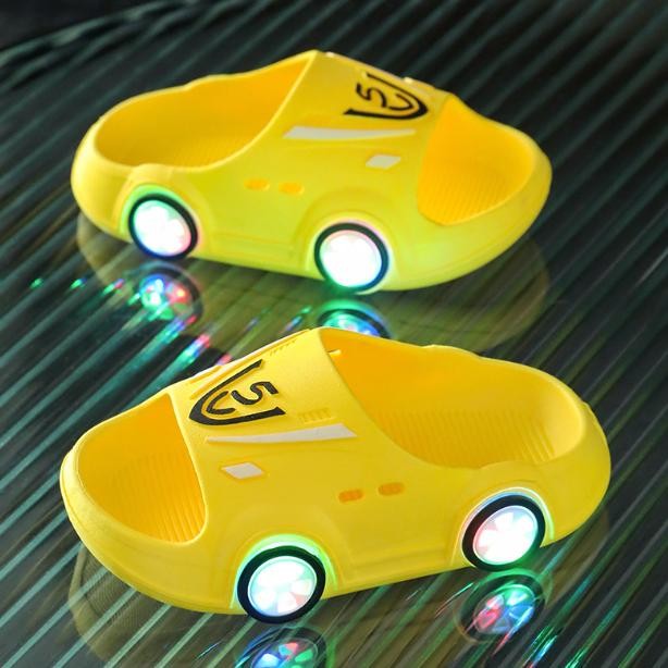 Gfd-12 Babyfit [22-37] Mobilz Led Sendal Pvc Karet Bakpau Sendal Lampu Led Ml-0510R Gfd-12