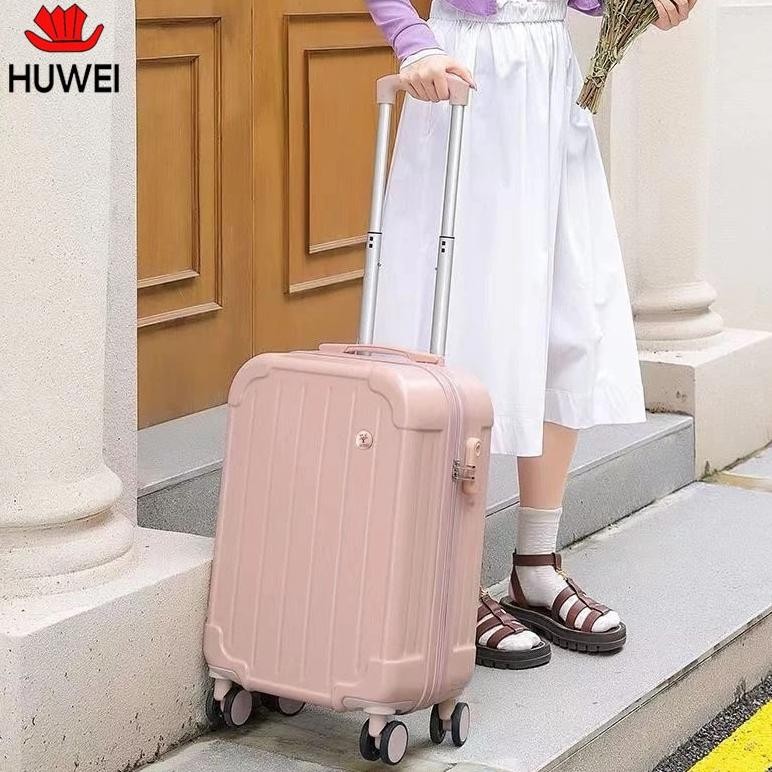Terlaris HuweiA246 Kapasitas Besar 20/22/24 Inch President Mini Tas Perjalanan Abs Import
