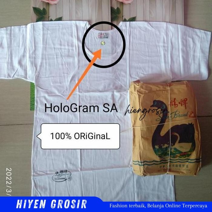 HG- KAOS OBLONG PRIA SWAN BRAND SWAN BRAND ORIGINAL RRC CODE A.10629  BY HIEN GROSIR KUALITAS SUPER 