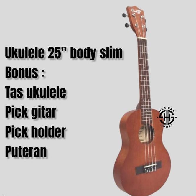 Ukulele Cowboy Tenor 25 Body Slim / Ukulele Tenor Uk25 Original