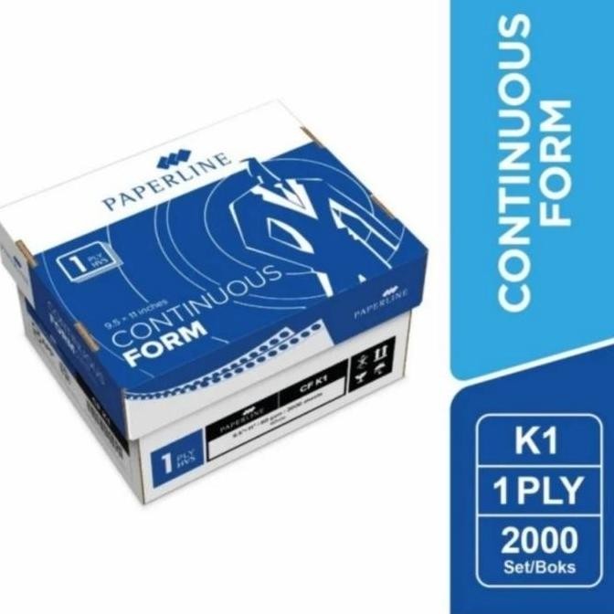 

NEW continuous form K1 /kertas komputer 9,5 x 11 paperline / sidu