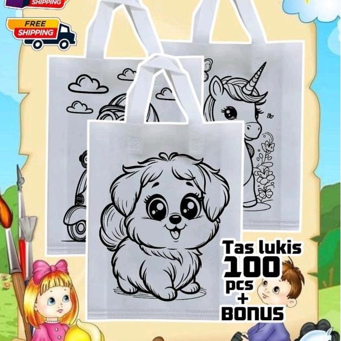 

tas mewarnai 100pc grosir Painting