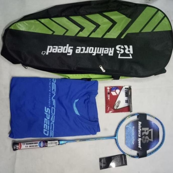Raket Badminton Rs Iso Power 333 Lengkap Tas Grip Kaos Senar Lengkap