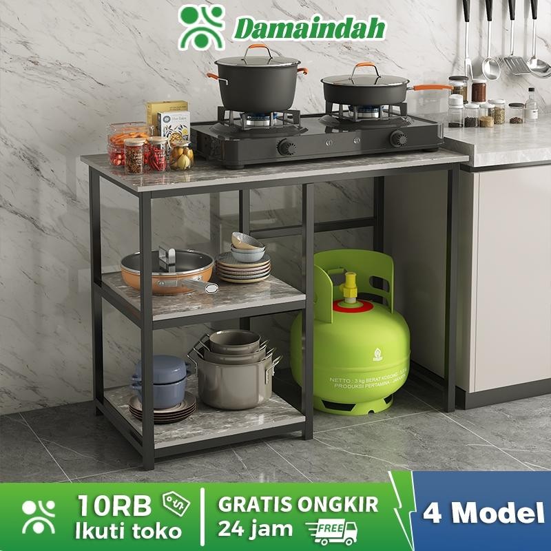Meja Kompor 2 Tungku / Rak Kompor 2 Tungku / Meja Kompor / Rak Kompor / Minimalis / Modern / Murah