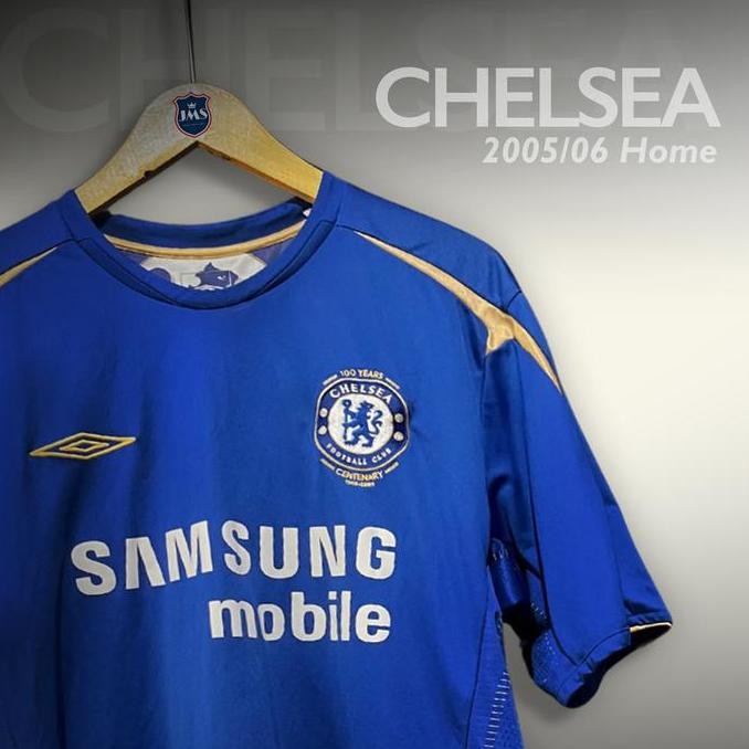 2005-06 CHELSEA CENTENARY HOME SHIRT CARVALHO #6 (EXCELLENT) XL