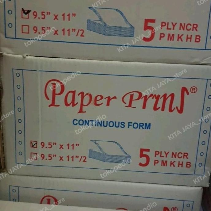 

NEW Continous form 5 ply 9,511 Paper prins