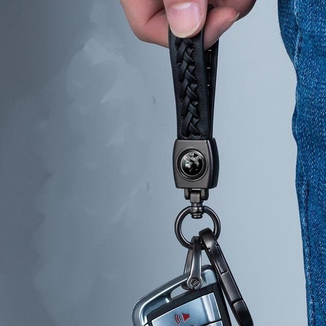 A018 Gantungan Kunci Mobil Motor Kulit Type Tali Panjang