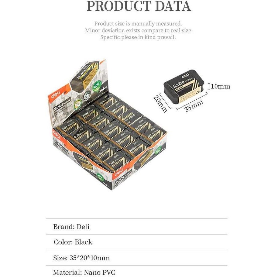 

Penghapus Warna Hitam Penghapus Pensil Ujian Penghapus 2B Setip Stip