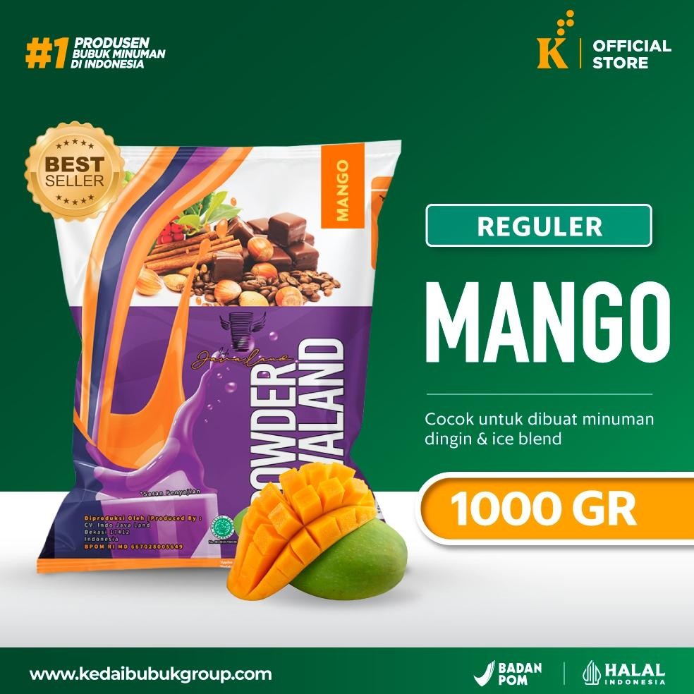 

Powder Mango Bubuk Minuman Bubble Drink Javaland 1 kg Nugi