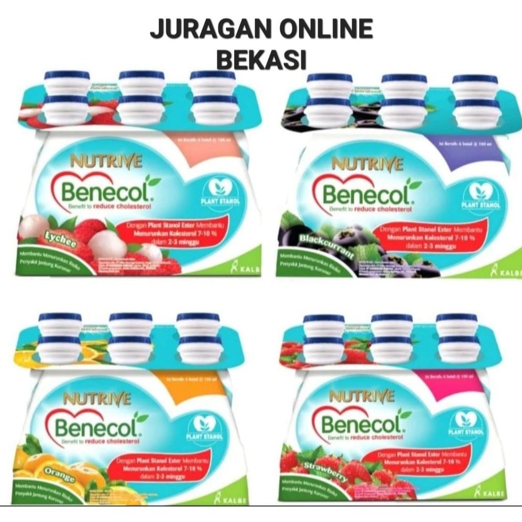 

Nutrive BENECOL [6 X 100 ml] Minuman Penurun Kolesterol Nugi