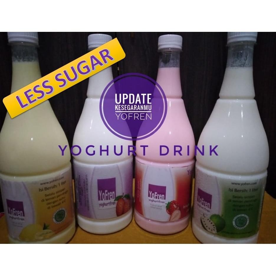 

YOGHURT DRINK YOFREN (LESS SUGAR) 1 Liter Nugi