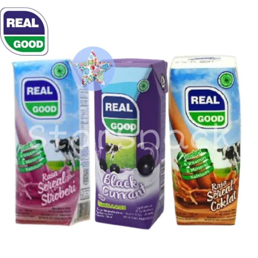 

[GROSIR!!] Real Good KOTAK 1 Dus Isi 40 X 125ml - Susu Uht Grosir Murah Nugi