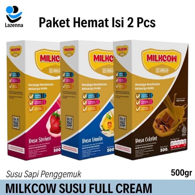 

[PROMO PAKET HEMAT 2 PCS] MILKCOW PENGGEMUK SUSU KELUARGA 500 GRAM Nugi