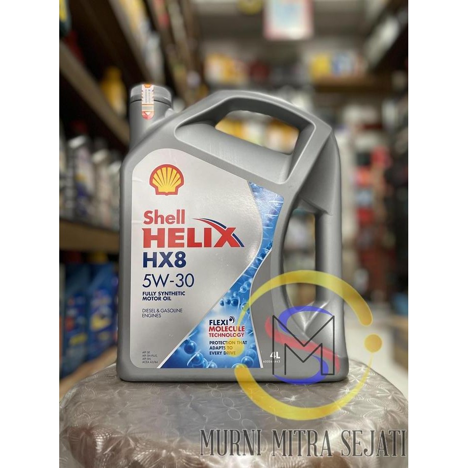 BEBAS ONGKIR - Shell Helix HX8 SAE 5W-30 HX-8 5 W 5W30 Galon 4 L