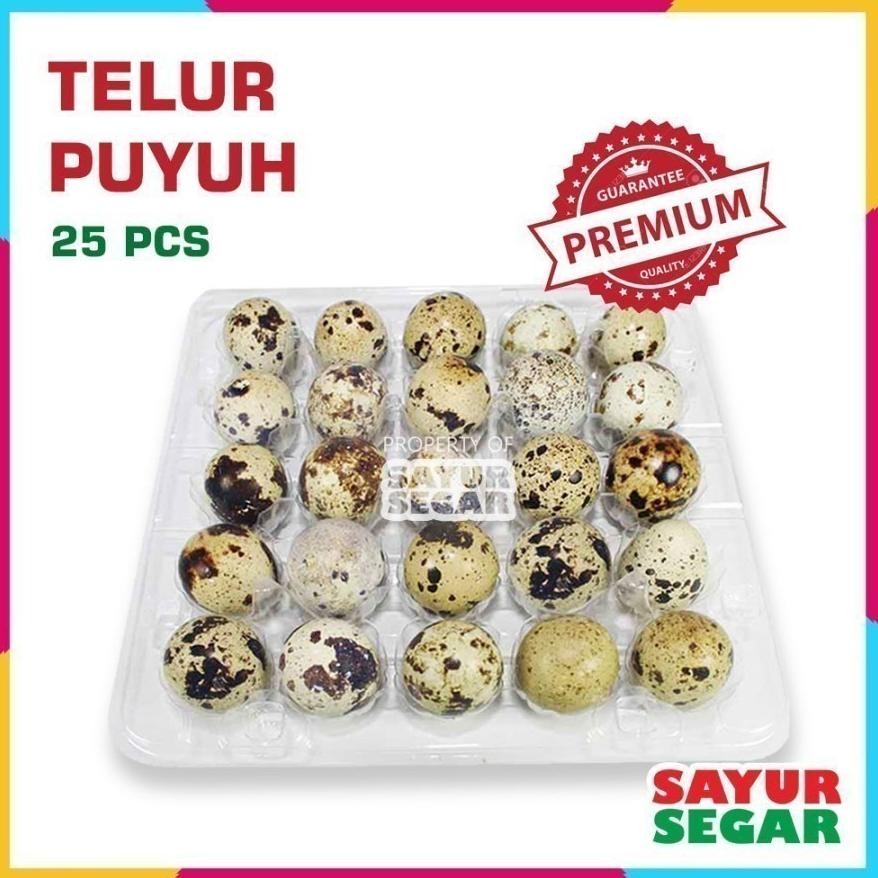 

Telur Puyuh Premium 25Pcs/Pack - Mentah Berkualitas Tinggi Nugi