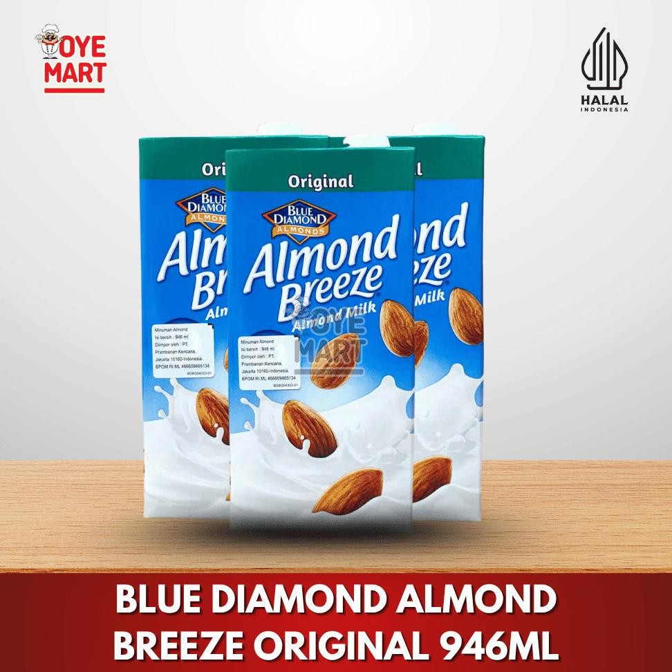 

BLUE DIAMOND ALMOND BREEZE ORIGINAL 946ML / SUSU ALMOND Nugi