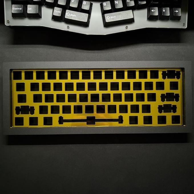 TERLARIS - Custom Case Akrilik + Plate DZ60 / Universal 60% Mechanical Keyboard