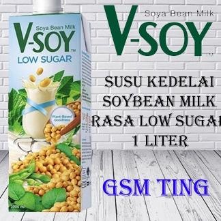 

Vsoy Low Sugar Susu UHT Soybean Milk 1 Liter Nugi