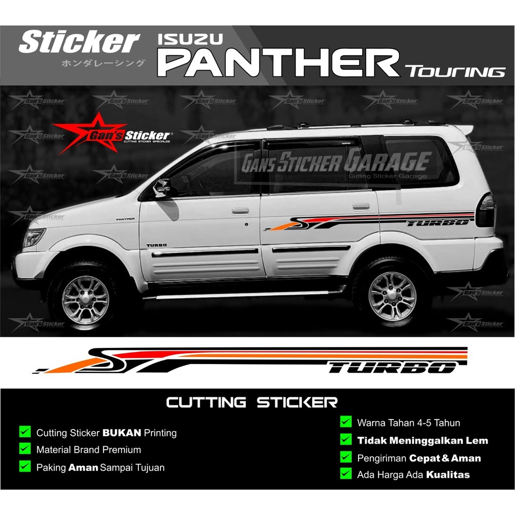 Sticker Samping Isuzu Panther Touring Aksesoris Mobil Isuzu Panther Touring