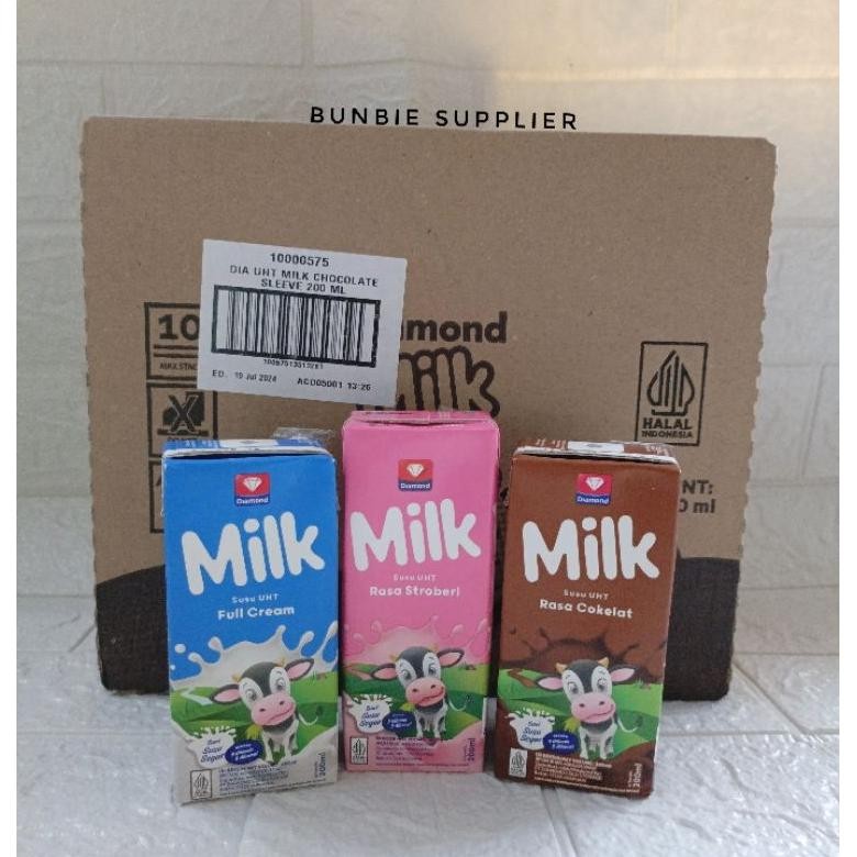 

Susu UHT Diamond Milk 200ml x 24pcs (KARTON) Nugi