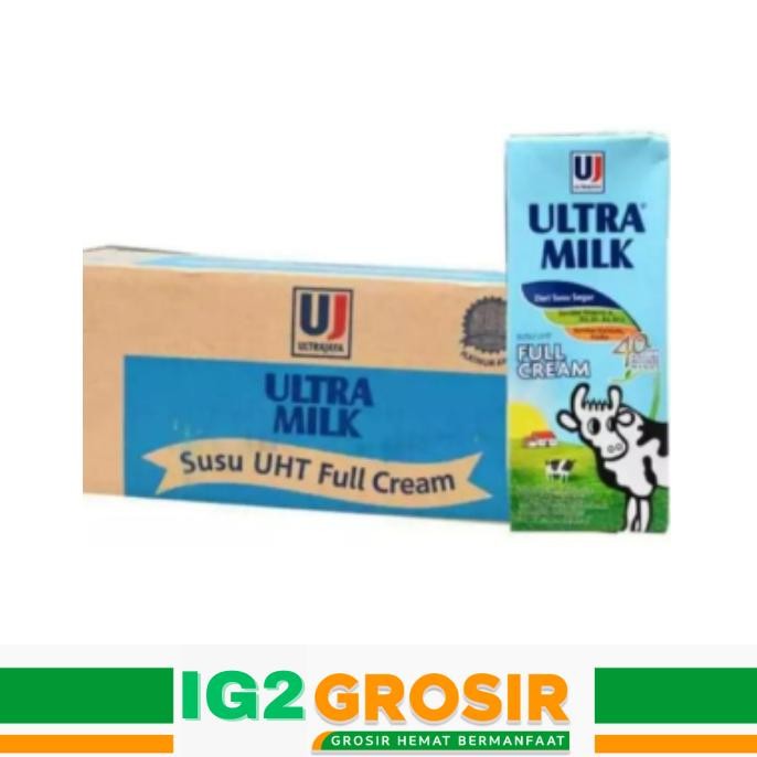 

ULTRAMILK FULL CREAM 200ml DUS (24 PCS) Nugi