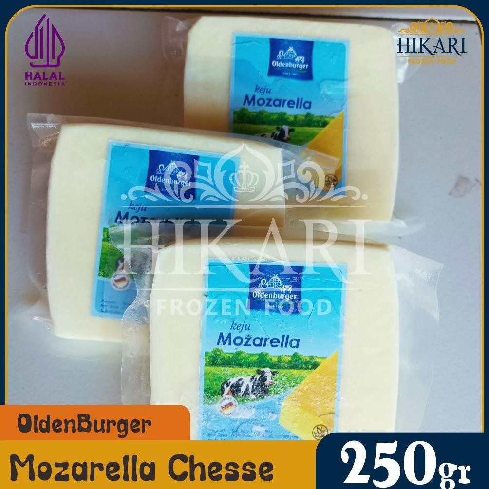 

Keju Mozzarella Oldenburger - Mozzarella Chesse 250gr Nugi