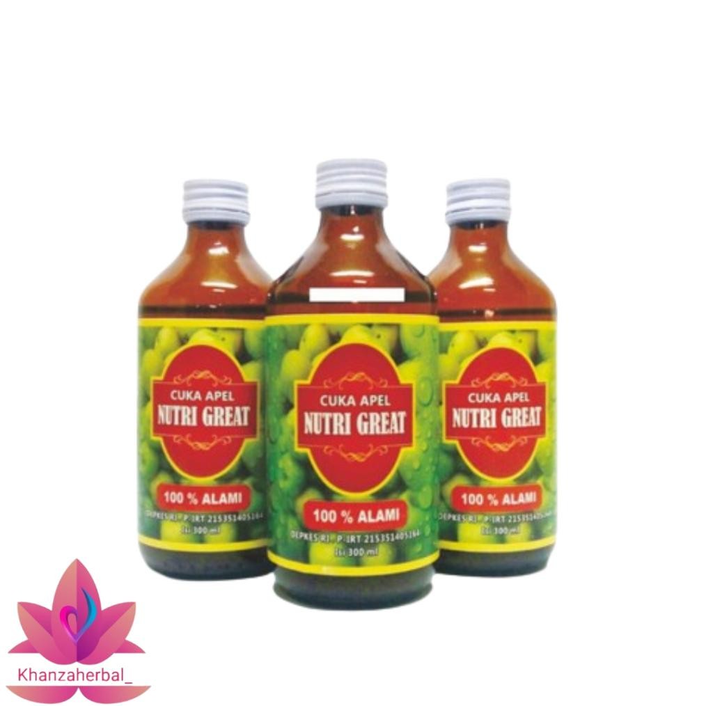 

Cuka Apel Nutri Great 300 ml ORIGINAL | Cuka Apple Nutrigreat Nugi