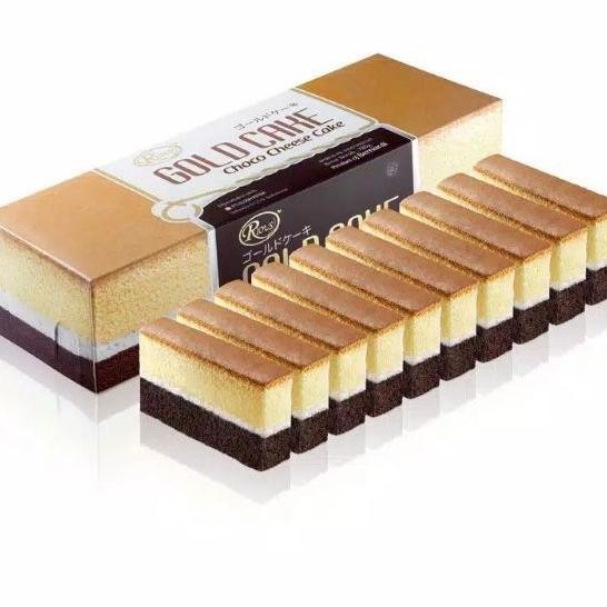 

MOOJOK-Rious Gold Cake mini choco cheese 190gr japanese kue keju coklat enak Nugi