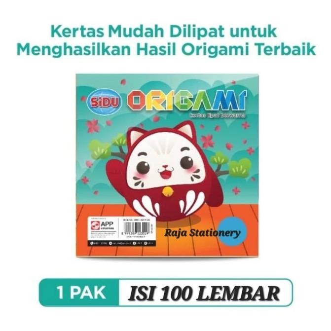 

DDM SiDU Origami 16x16 12x12 Paper Kertas Origami Kertas Lipat 12cm 16cm Kertas Sukung Sinar Dunia Prakarya Anak