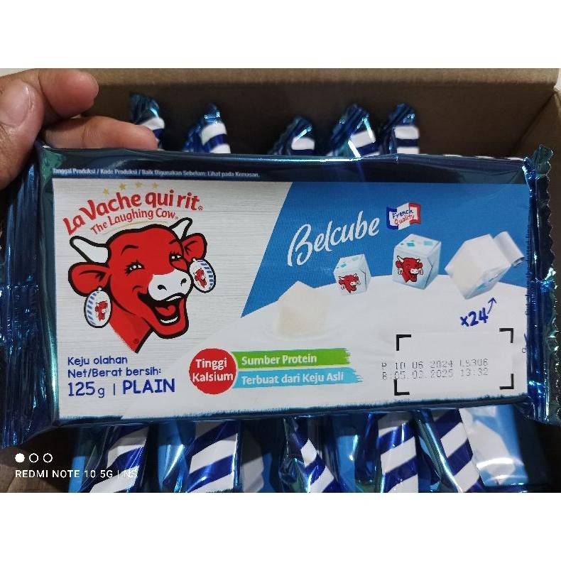 

Belcube Keju Plain 125g / Keju Mpasi Bayi 24 kotak Nugi