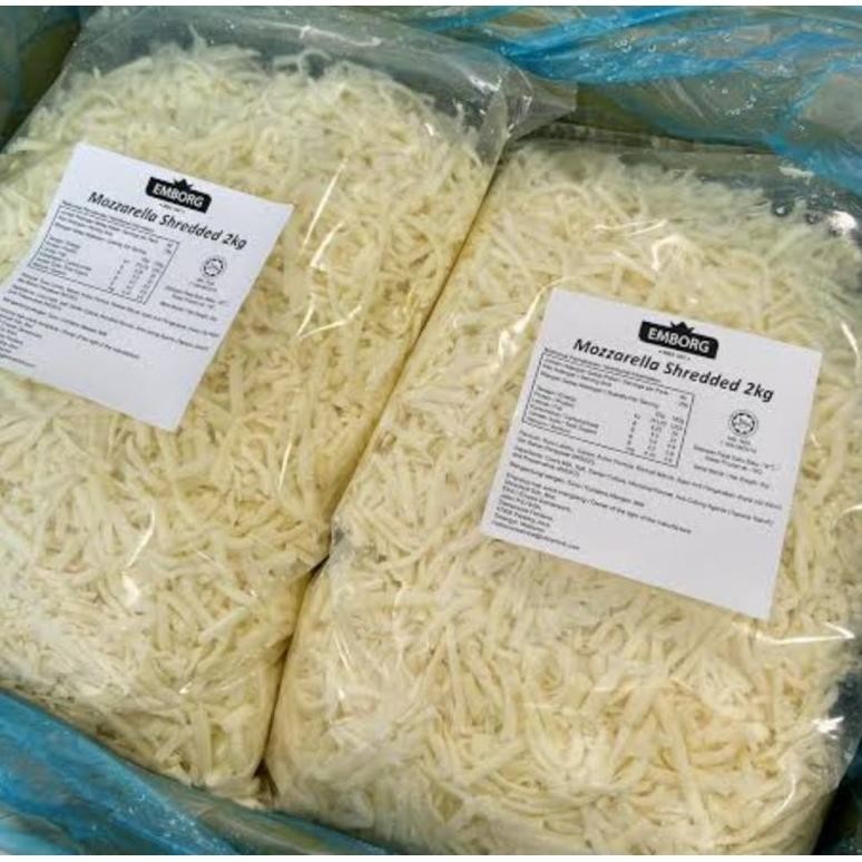 

Keju Mozarella Shredded Import Repack 500gr Nugi