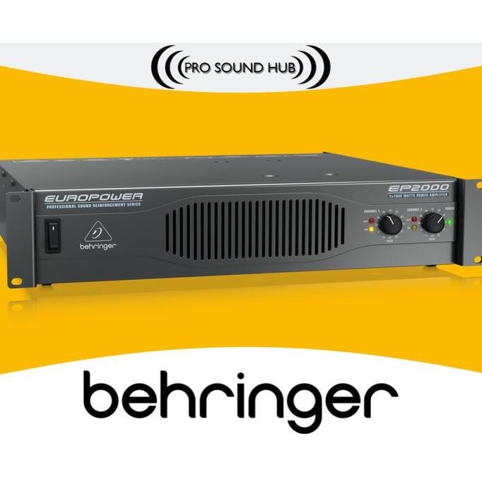 BEBAS ONGKIR - Behringer EP2000 EP-2000 EP 2000-Watt Stereo Power Amplifier 2 Channel