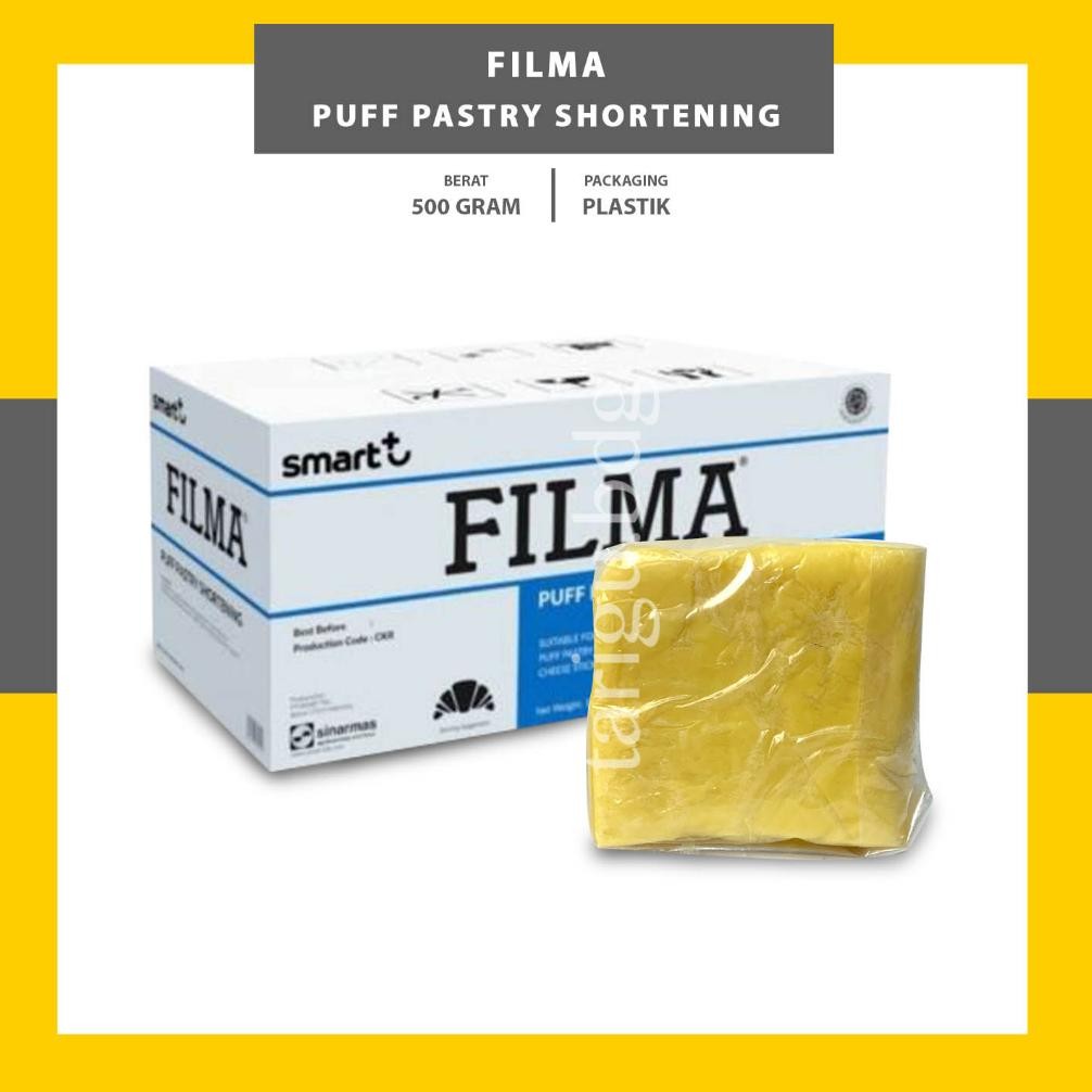 

Filma Korsvet Shortening Puff Pastry 500GR - Margarine Sht Filma - Danish Croissant Mentega Pastry Nugi