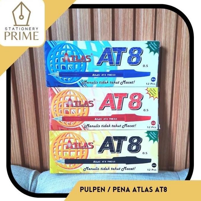 

Pulpen Atlas At8 (Isi 12 Pcs)