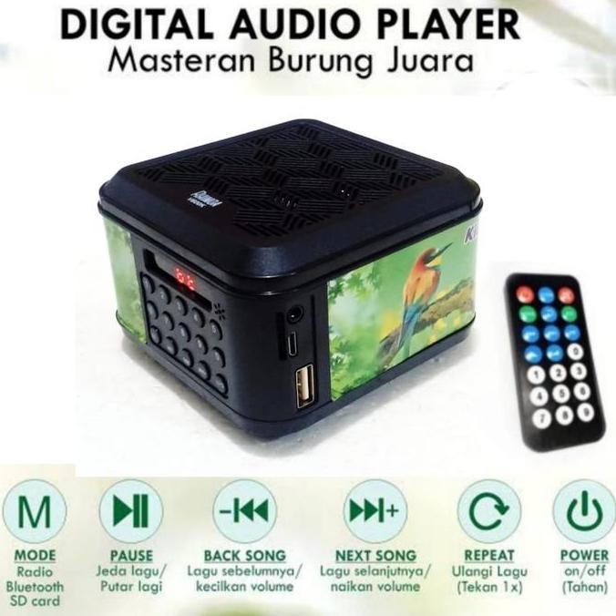 moncer go masteran burung MP3 speaker digital kicau audio suara alam