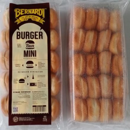 

BERNARDI ROTI BURGER BUNS MINI ISI 20 BIJI BUN POLOS Nugi