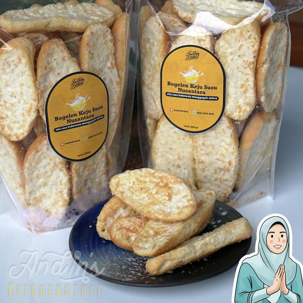 

Bagelen Keju Susu Nusantara 200 gram - Bahan Keju dan Susu Premium Berasa Banget Kejunya! Nugi