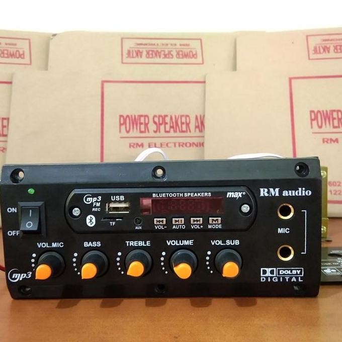 KIT POWER SPEAKER AKTIF MP3 BLUETOOTH